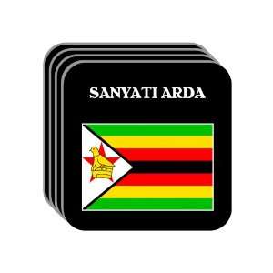  Zimbabwe   SANYATI ARDA Set of 4 Mini Mousepad Coasters 