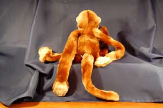25 Plush Monkey Lovey LONG TAIL ARMS LEGS w velco