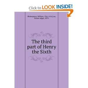 The third part of Henry the Sixth, William Law, Robert, Shakespeare 
