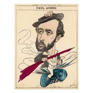  Paul Auguste Arene. Provencal Poet and French Writer 