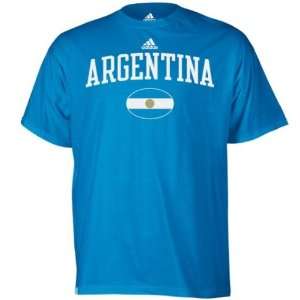  Argentina 2010 World Cup Futbol / Soccer Country Tee Adult 