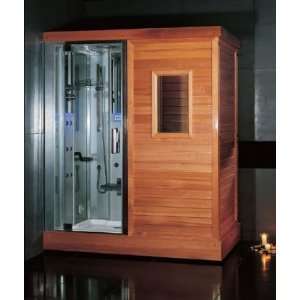 Steam Sauna Bath Combo With Accupuncture Massage Hydro Massage Jets 