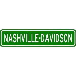  NASHVILLE DAVIDSON City Limit Sign   High Quality Aluminum 