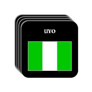  Nigeria   UYO Set of 4 Mini Mousepad Coasters 