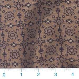  52 Wide Crinkle Rayon Bazart Block Tan Fabric By The 