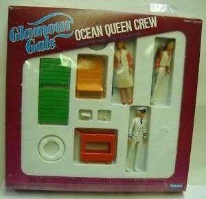 84 RARE MIB Kenner Glamour Gals Ocean Queen Crew Set  