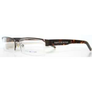   HILFILGER 3343 BROWN Mens Rimless Eyeglass Frames 