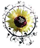 sunflower refraxions 3 d wall art