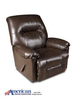 AMERICAN FURNITURE 9350 LEATHER BENTLEY CHAISE RECLINER  