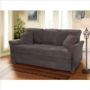   and Store Queen Sleeper Sofa with Flare Arm Color Velsuede Walnut