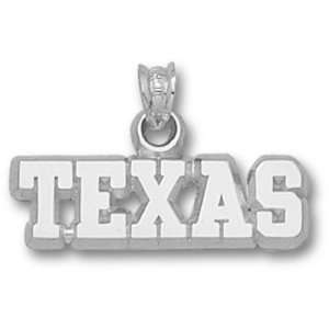   University of Texas Texas 1/4 Pendant (Silver)