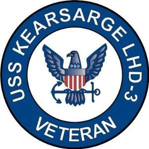  US Navy USS Kearsarge LHD 3 Ship Veteran Decal Sticker 5.5 