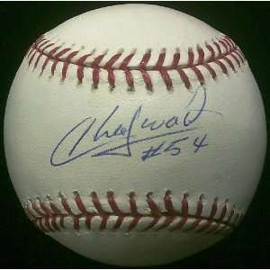 Aroldis Chapman Signed Baseball  MLB Authenticated   Autographed 