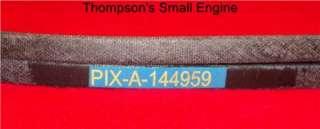 AYP 144959 Replacement Belt OEM SpecsdAramid Kevlar and Covered Belt 