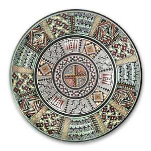  Pottery plate, Spirit of the Inca