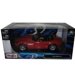    BMW Z8 Convertible Red 124 Diecast Model Car Maisto Toys & Games
