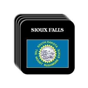 US State Flag   SIOUX FALLS, South Dakota (SD) Set of 4 Mini Mousepad 