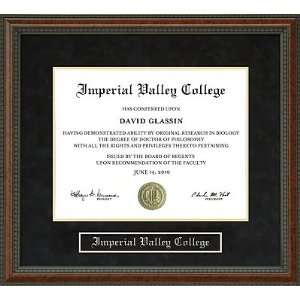 Imperial Valley College Diploma Frame 