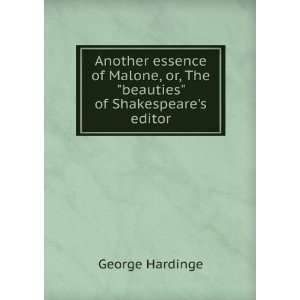   , or, The beauties of Shakespeares editor George Hardinge Books