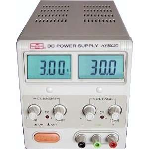   Volts, 0 3 Amps Variable DC Power Supply, Dual Digital Meters Display