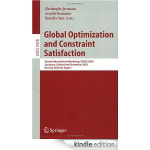 Global Optimization and Constraint Satisfaction Second International 