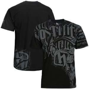  Hostility Black Torn T shirt