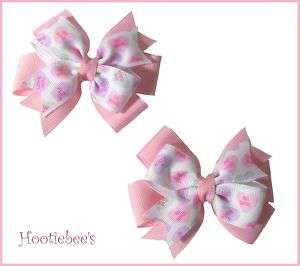 Valentines Day Conversation Hearts Toddler Bow Set  
