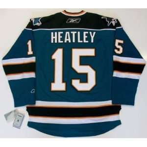  Dany Heatley San Jose Sharks Jersey Real Rbk Sports 