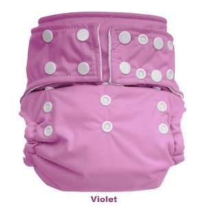 Happy Heinys One Size Diaper w/Snaps   Violet