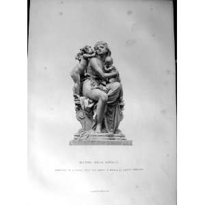  Art Journal Statue 1869 Mother Baby Play Crittenden