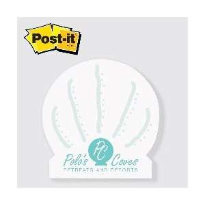   Post it(R) Die Cut Note. Sea Shell. Large (50 Sheets/1 Color) Office
