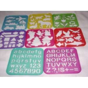  Tupperware Arts and Crafts Stencils Toys & Games