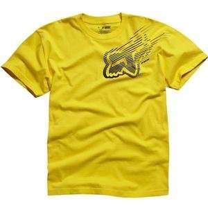  Fox Racing Rapid T Shirt   Medium/Yellow Automotive