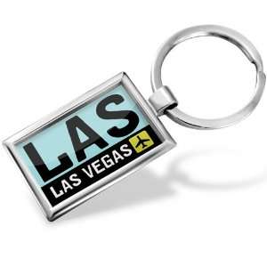Keychain Airport code LAS / Las Vegas country United States   Hand 