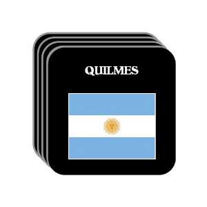 Argentina   QUILMES Set of 4 Mini Mousepad Coasters