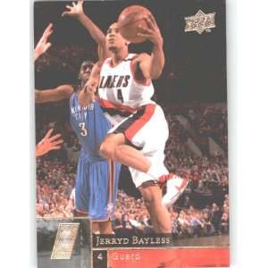  2009 10 Upper Deck #161 Jerryd Bayless   Portland Trail 