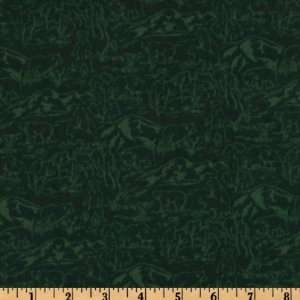  44 Wide Bear Mountain Silhouettes Forest Green Fabric By 