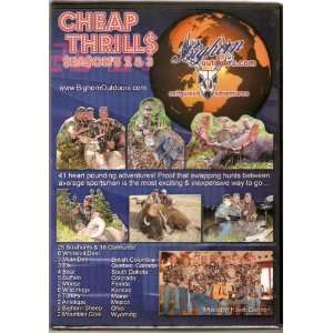 CHEAP THRILLS SEASONS 2 & 3 DVD 25 Bowhunts & 16 Gunhunts