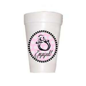  Engaged   Pink  Wedding Cups