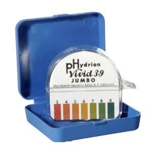   Wide Range pH Test Paper Dispenser, 3.0   9.0 pH, Single Roll Jumbo