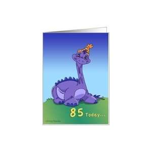  Geezer Saurus   85th Birthday Card Toys & Games