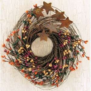  Wreath Twigs & Pips with Rusty Stars Harvest Mix 10