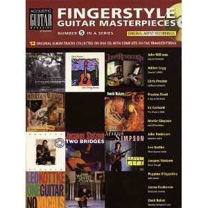  Fingerstyle Guitar Masterpieces   Bk+CD Musical 