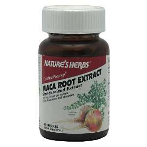  Natures Herbs Maca Root Extract, 300 mg, Capsules, 60 