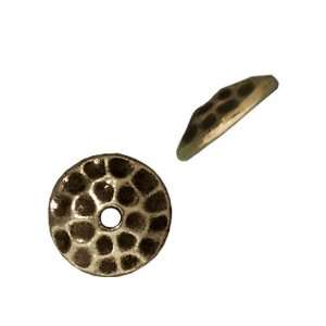  Brass Oxide Finish Lead Free Pewter Round Casbah Beads 