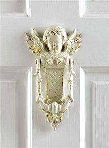 Iron ANGEL/CHERUB Weathered Antique look DOOR KNOCKER  