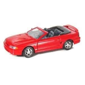  1998 Ford Mustang Cobra Convertible 1/24 Red c/o Toys 