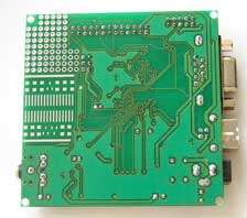 AT90USB162 ATMEL AVR board ISP USB joystick audio SD card RS232 LEDs 