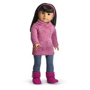  American Girl Cozy Sweater Outfit for Dolls + Charm Toys 
