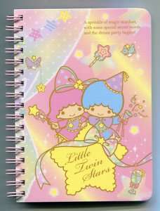 Sanrio Little Twin Stars Spiral Notebook Memo #2  